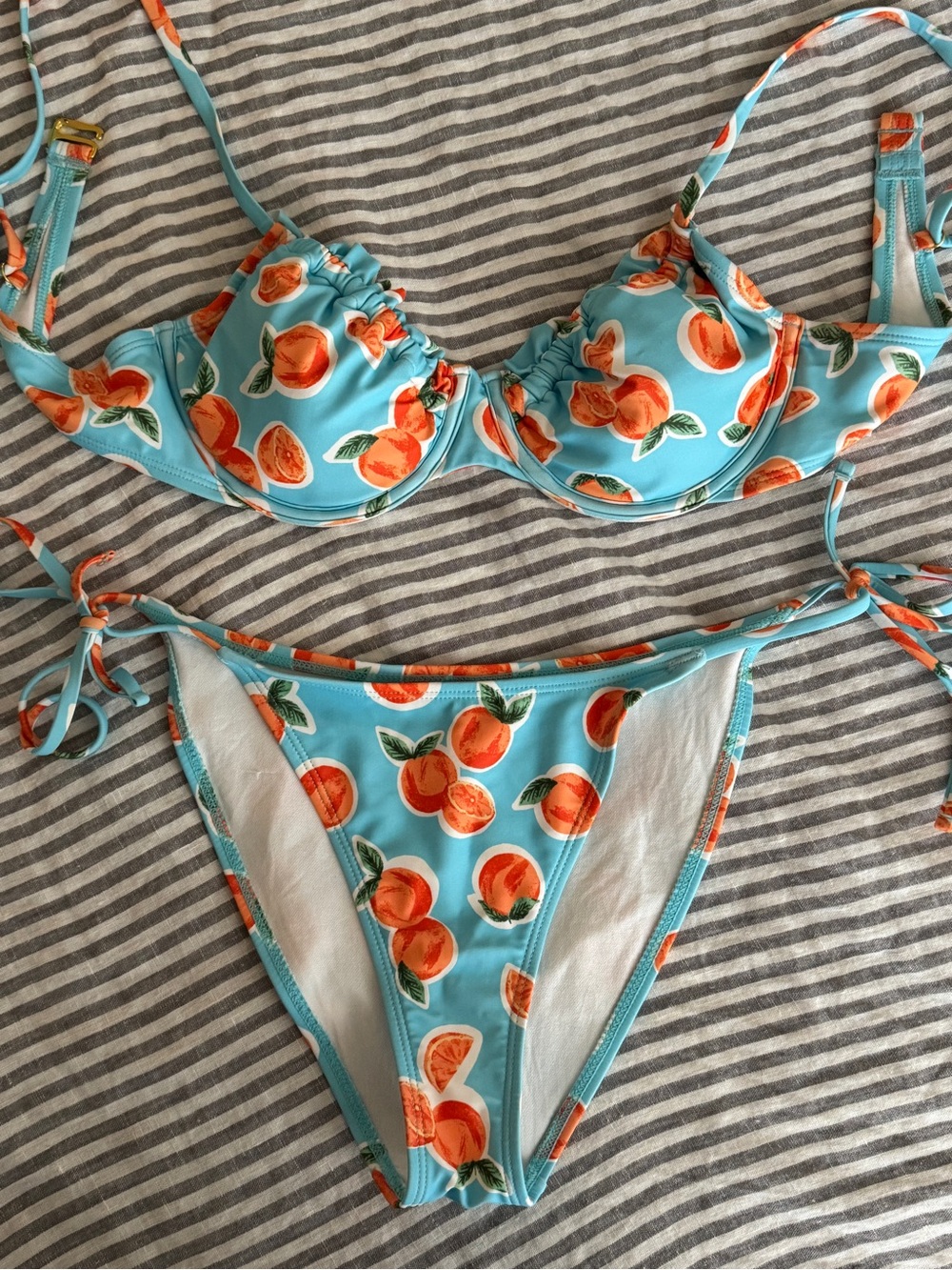 Wild Fable Orange & Blue Swim Set